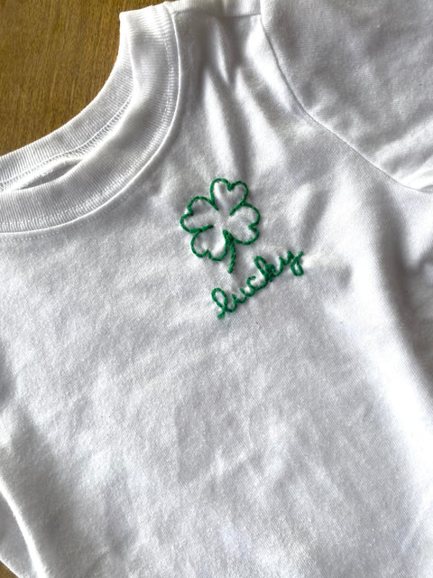The Clover Hand Stitched Tee / Baby / Toddler / Youth