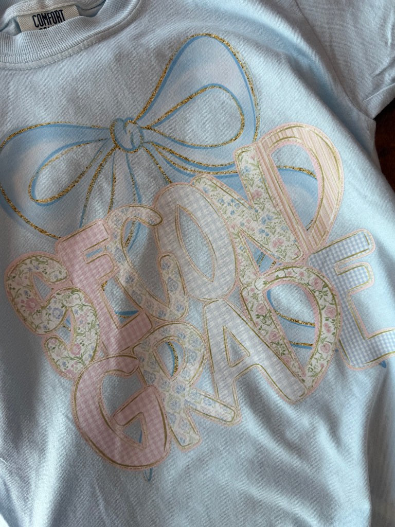 Grade Bow Tee // Comfort Colors Tee