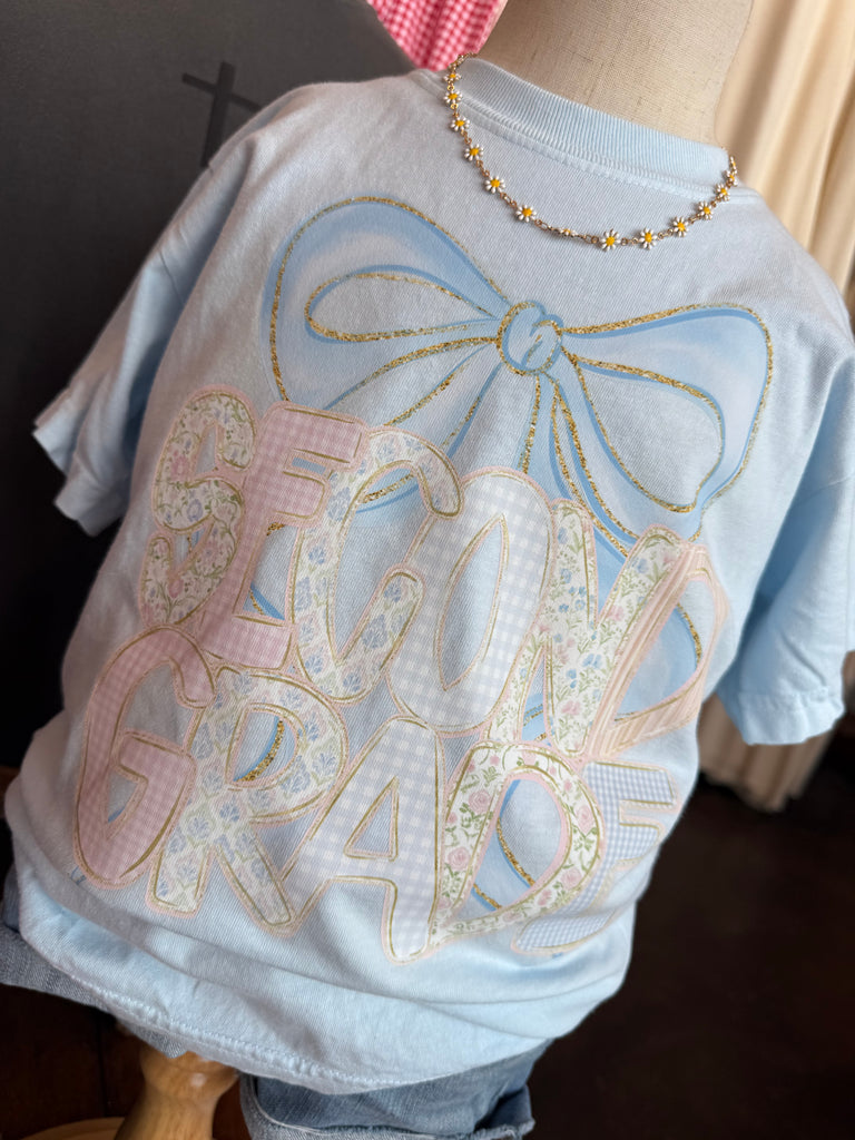 Grade Bow Tee // Comfort Colors Tee