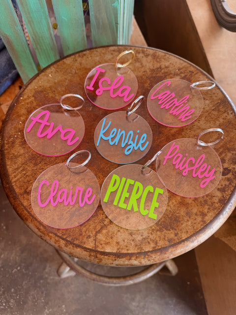 Custom Bag Tag with Name