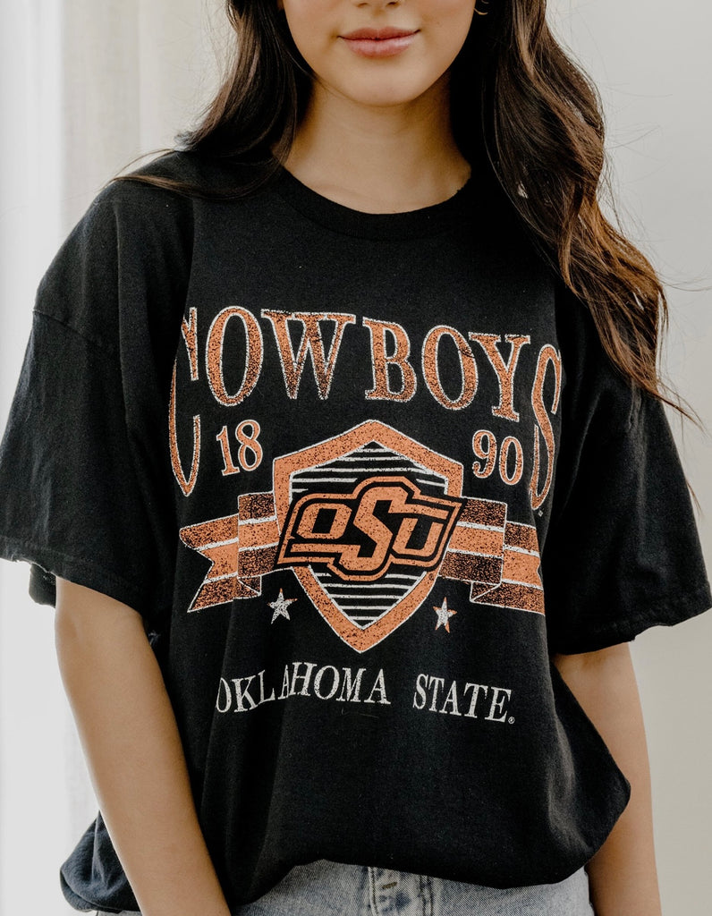 The OSU Pep Rally Thrifted Tee