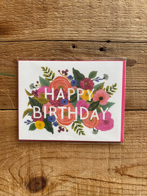 Rifle Paper Co. // Happy Birthday Floral