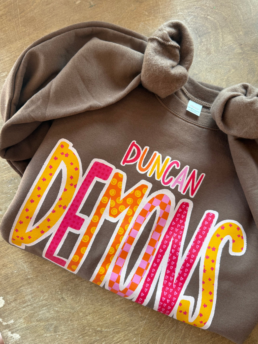 Duncan Doodle Design // Brown Sweatshirt