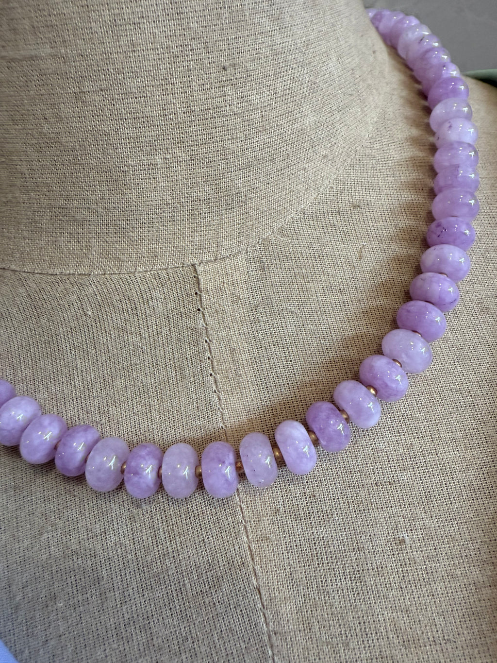 Lavender Beaded Necklace
