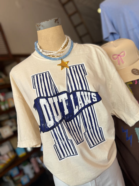 Big M Stripe Pennant Tee // Youth