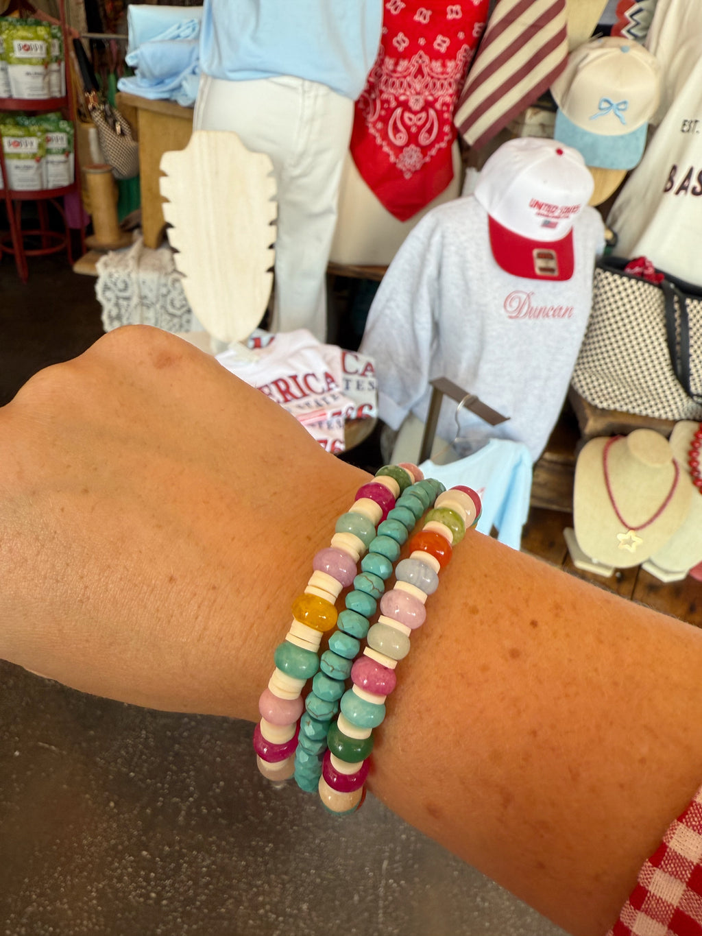 The Summer Beaded Bracelet Stack
