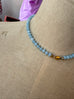 Pale Blue Beaded Necklace