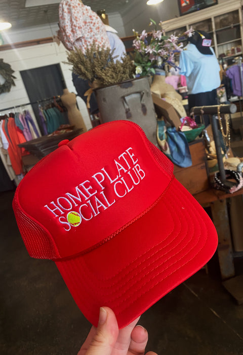 The Home Plate Social Club Trucker Hat / Softball