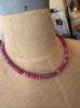Dark Raspberry Beaded Necklace