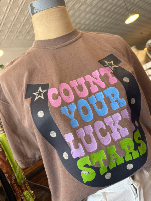 Lucky Stars Horseshoe Tee