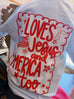 Loves Jesus and America Too Tee / Youth