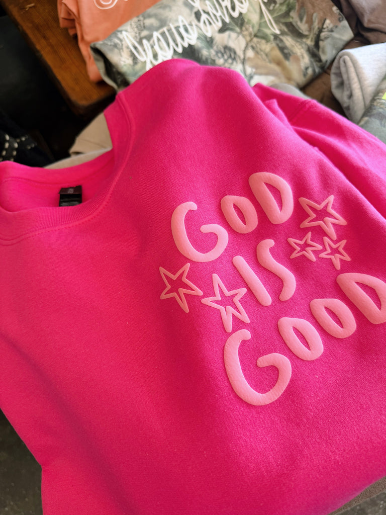 God is Good Stars Sweatshirt