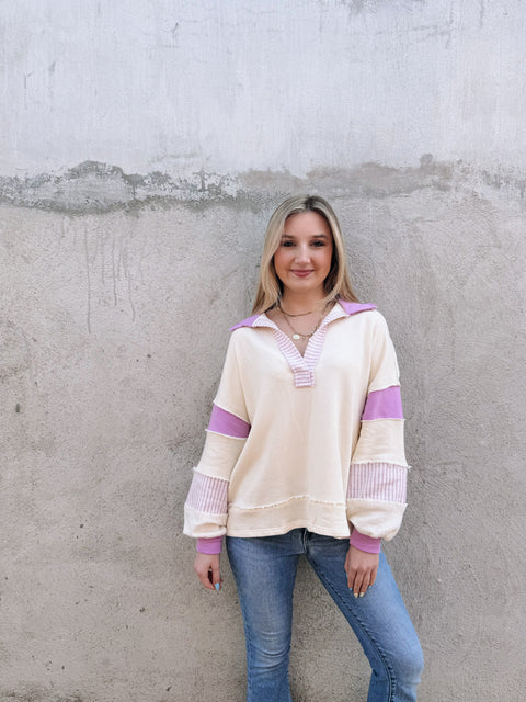 The Cali Pullover / Lilac