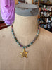 Multicolored Beaded Necklace with Small Star Charm