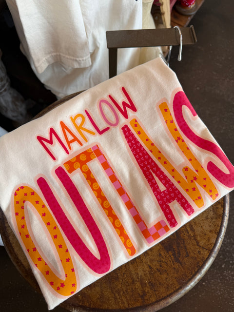 Marlow Doodle Tee // Ivory Adult Sizes