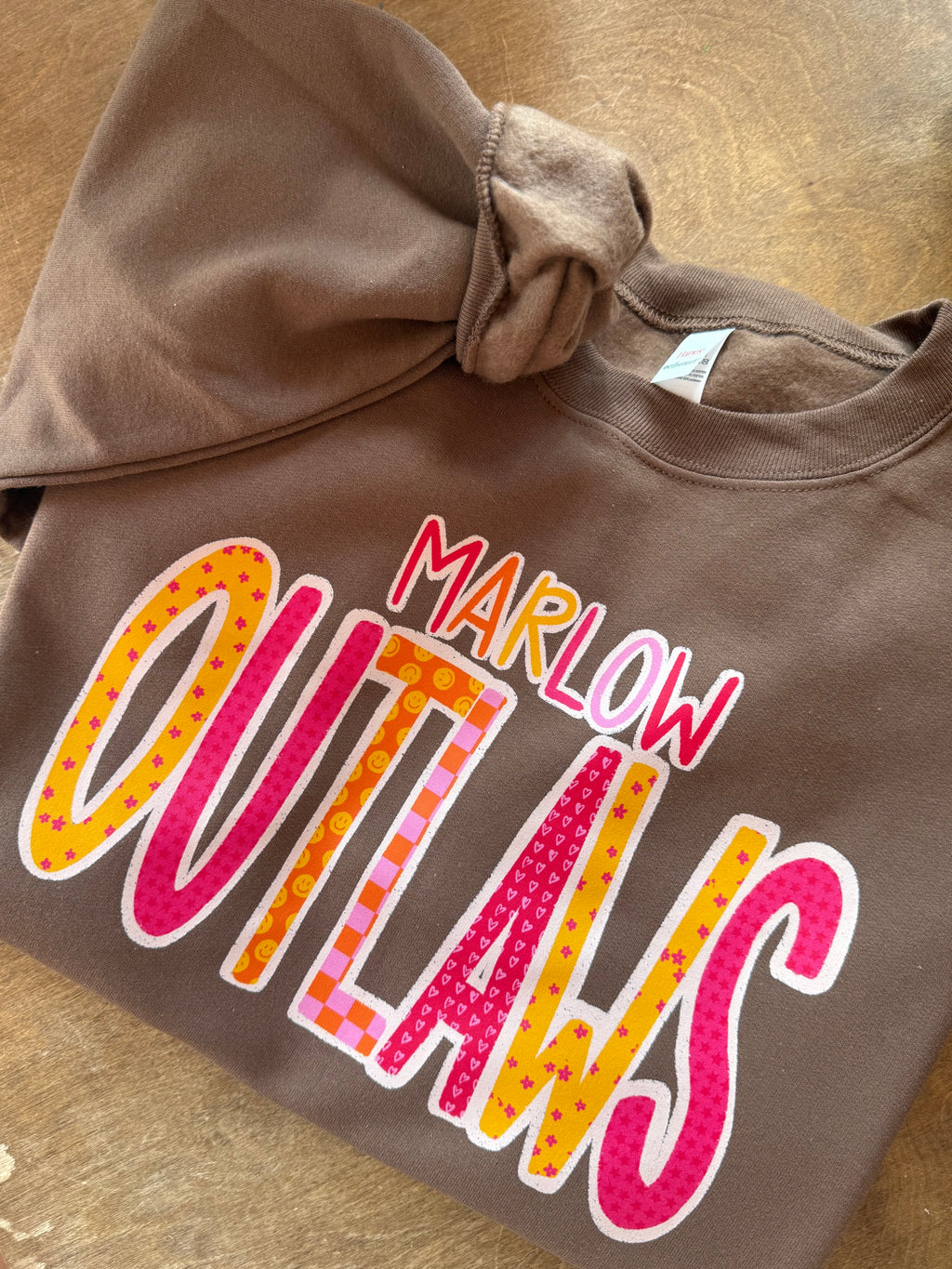 Marlow Doodle // Brown Sweatshirt