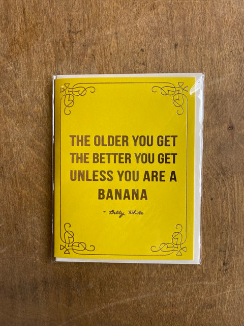 Banana Birthday Card