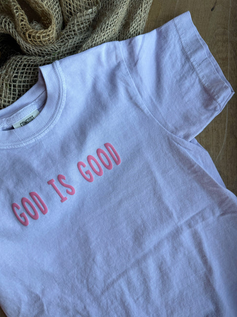 God is Good Tee // Adult Orchid