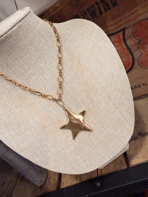 The Large Star Chain Necklace