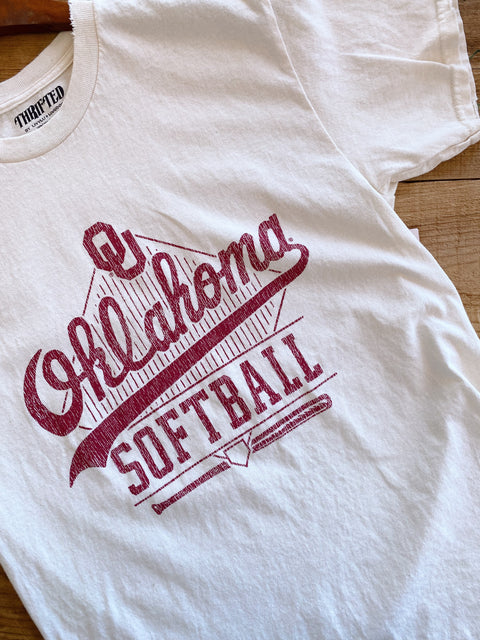 The Thrifted OU Softball Tee