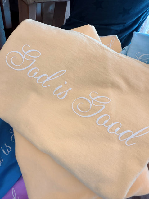 God is Good Tee // Butter Script