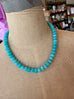 Teal Beaded Necklace