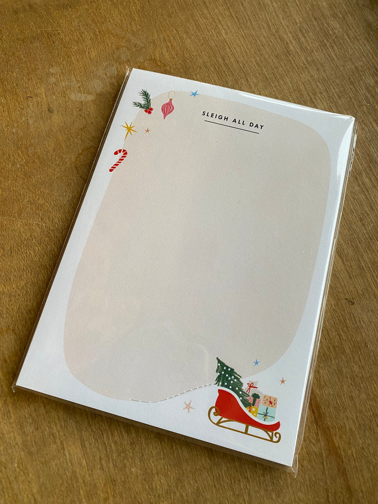 Sleigh All Day Notepad