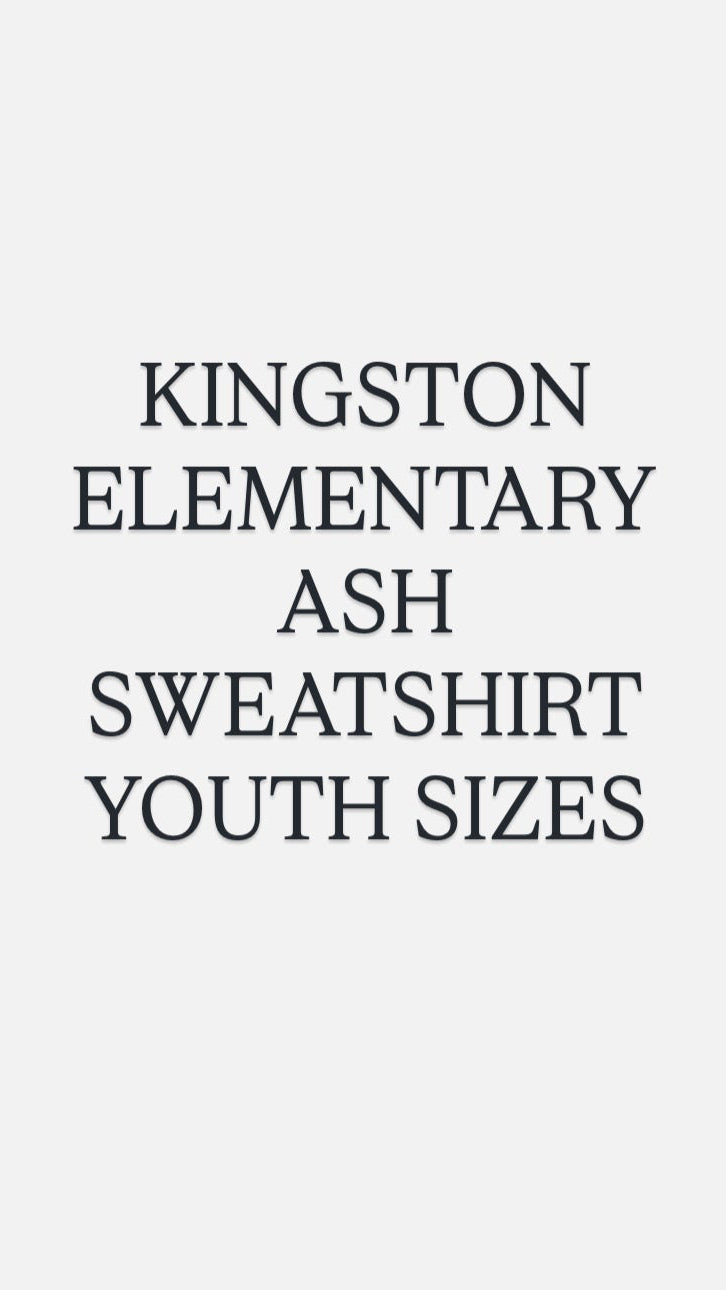 KINGSTON ELEMENTARY Doodle Sweatshirt // ash youth sizes