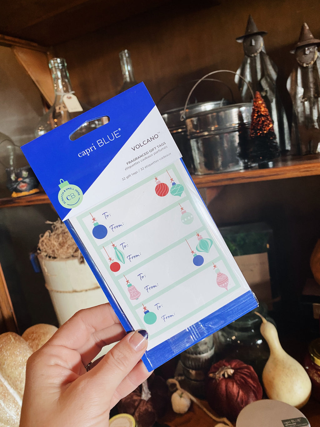 Volcano Fragranced Gift Tags