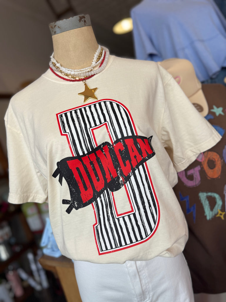 Big D Stripe Pennant Tee