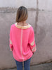 The Cali Pullover / Neon Pink