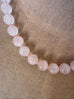 Pale Pink Round Beaded Necklace