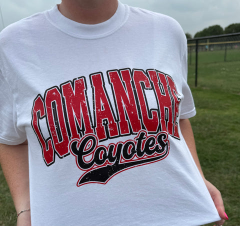 Team Gear // Comanche Coyotes (adult white)