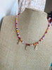 Beaded Necklace with Letter Charms // CUSTOM!