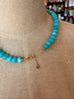 Teal Beaded Necklace
