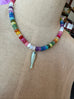 Colorful Beaded Necklace with Fish Charm