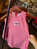 Boomer Sooner Gingham Dress // Kids Sizes