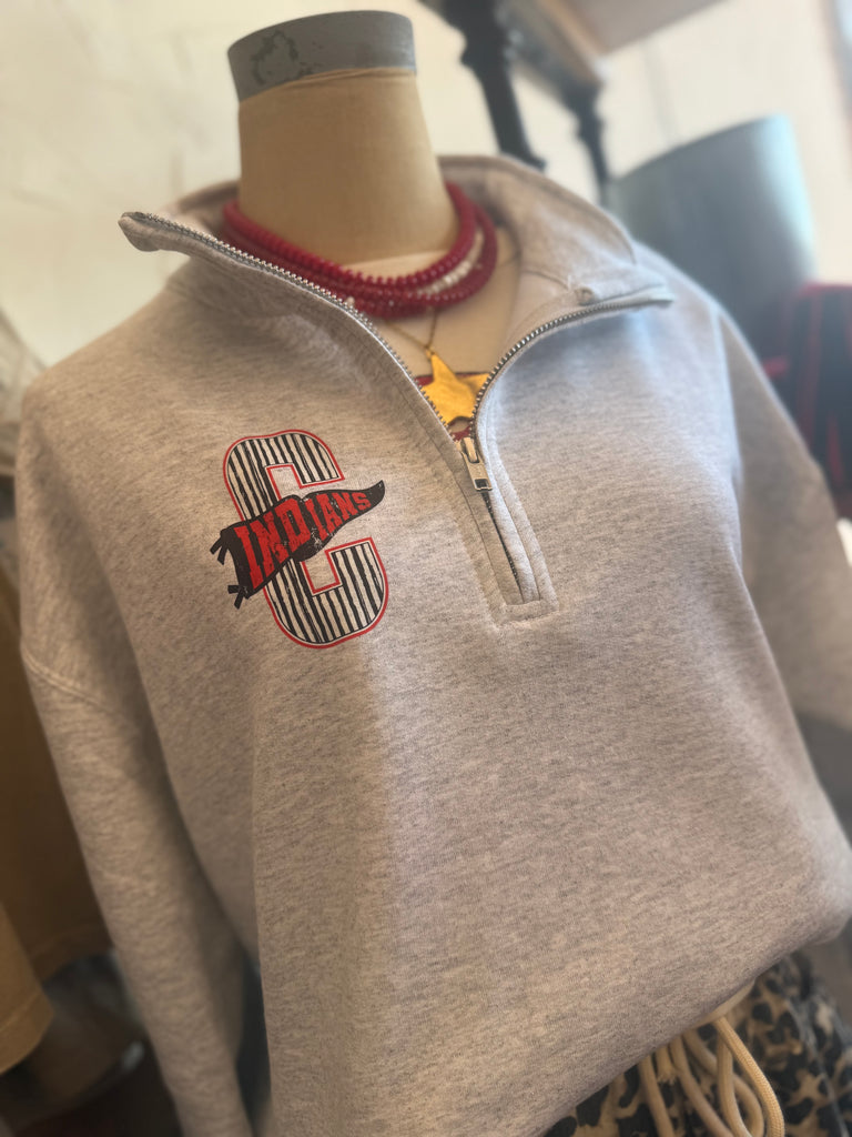 Quarter Zip Local School Sweatshirt