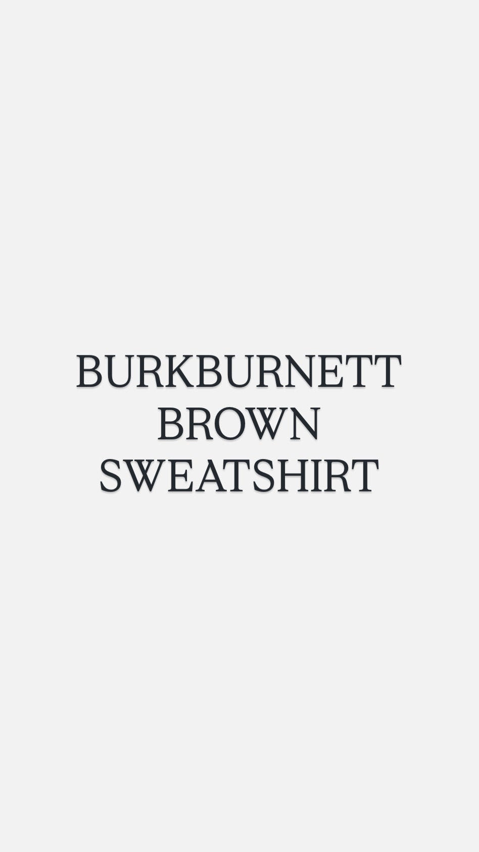 Burkburnett Doodle // Brown Sweatshirt