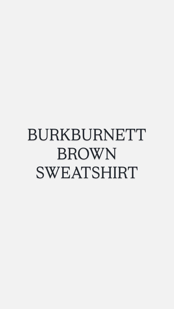 Burkburnett Doodle // Brown Sweatshirt
