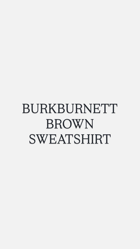 Burkburnett Doodle // Brown Sweatshirt
