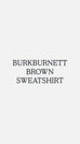 Burkburnett Doodle // Brown Sweatshirt