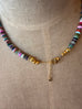 Raw Edge Beads with Pearl Cross