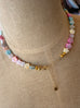 Multi Color Mother of Pearl Flower Necklace