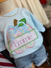 Watercolor Apple Name Tee // Comfort Colors