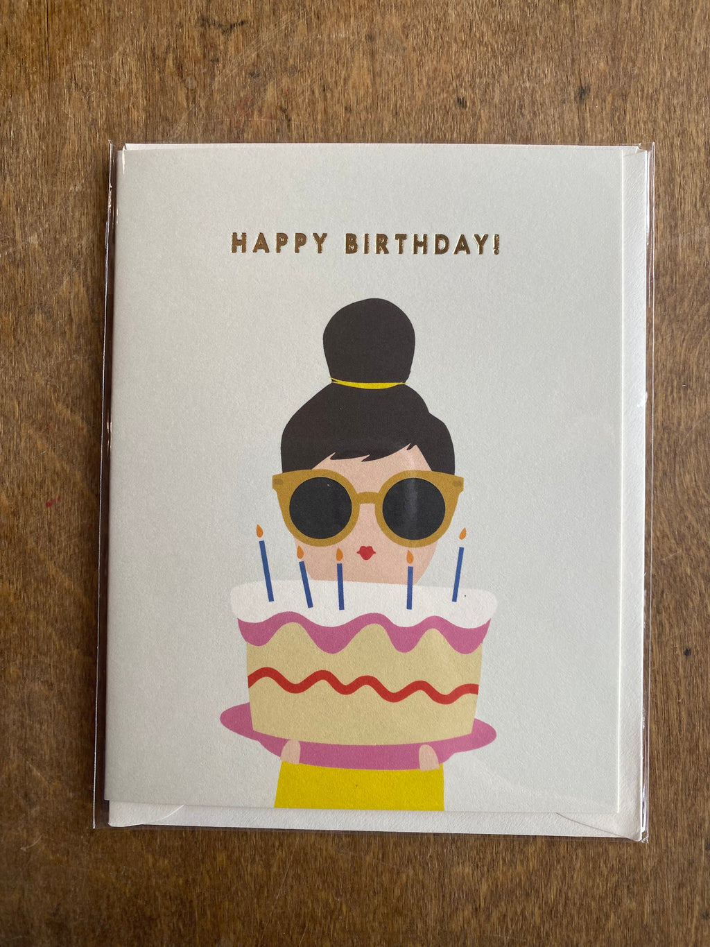 Birthday Cake Girl Card