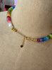 Colorful Beaded Necklace with Fish Charm
