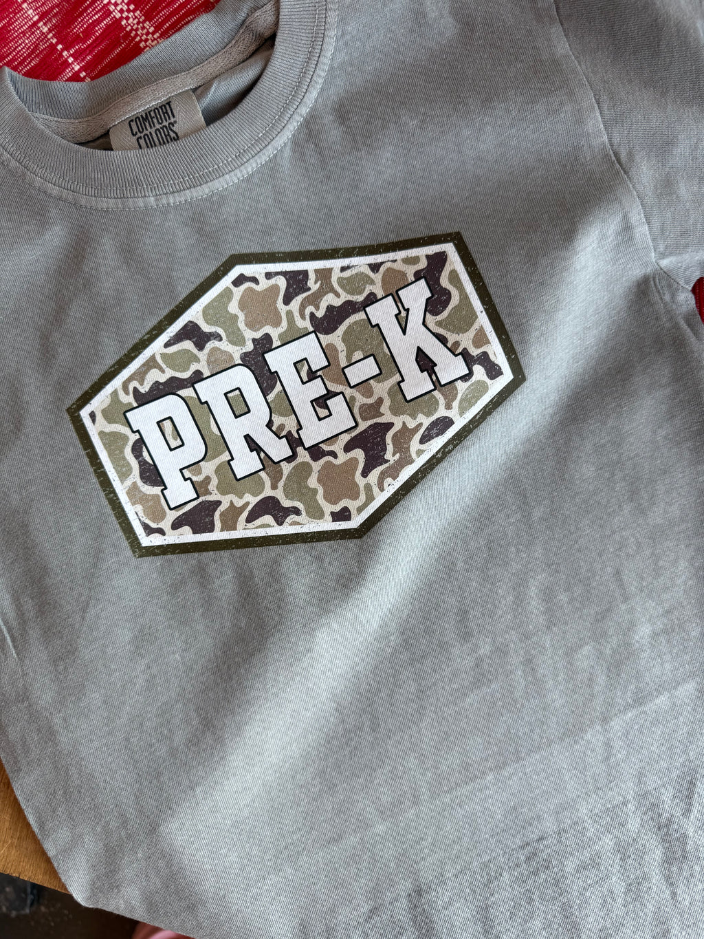 Camo Grade Tee // Comfort Colors Grey Tee