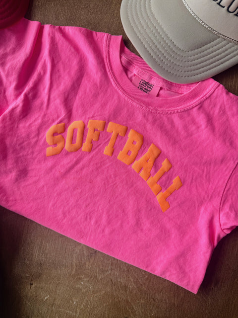 The Neon Softball Tee // Adult