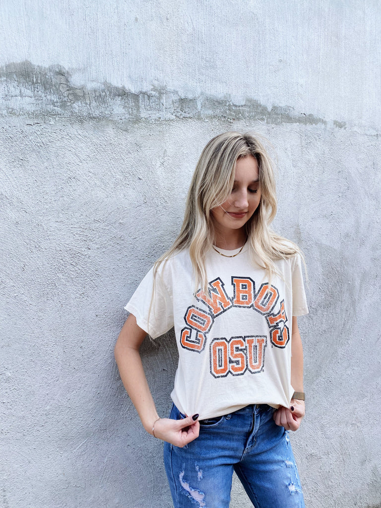 The Cowboys Thrifted Tee